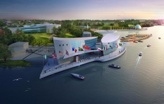 月塘湖国际F1摩托艇赛区规划设计